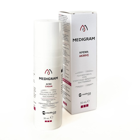 Meditrina Medigram cream Κρέμα Προσώπου Ημέρας κατά της Ακμής 30ml