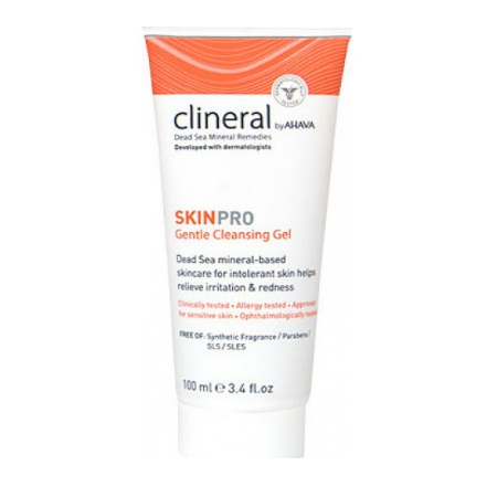 Ahava Clineral Skinpro Gentle Cleansing Gel Απαλό Καθαριστικό Προσώπου Για Ευαίσθητες Επιδερμίδες 100ml
