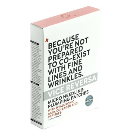 Vice Reversa Micro Needling Plumping Patches Επιθέματα Προσώπου Μικροβελονών με Υαλουρονικό Οξύ Κολλαγόνο & Πεπτίδια 4 τεμάχια