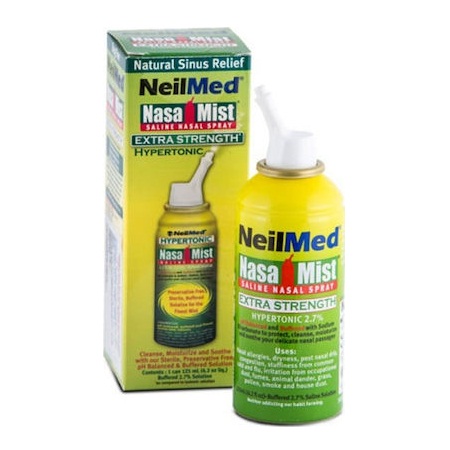 NeilMed NasaMist Extra Strength Hypertonic Υπέρτονο Ρινικό Σπρέι για την Ανακούφιση της Ρινικής Κοιλότητας 125ml