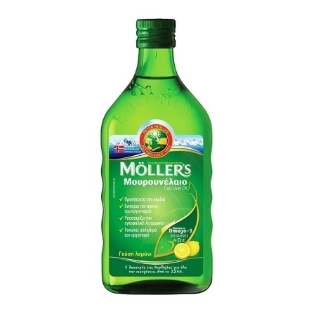 Moller's Μουρουνέλαιο με γεύση λεμόνι 250ml