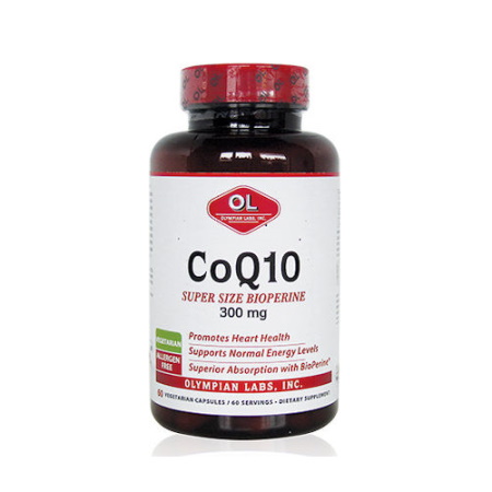 Olympian Labs Olympian Labs CoQ10 Super Size BioPerine 300mg Αντιοξειδωτικό, Υγεία Καρδιαγγειακού 60 κάψουλες