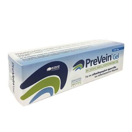 Wave Pharma PreVein Gel για ολοκληρωμένη φροντίδα από μηχανικές καταπονήσεις 30gr