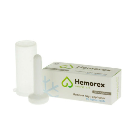 Hemorex Επαναχρησιμοποιούμενο Υπόθετο Κρυοθεραπείας Αιμορροΐδων 1 τεμάχιο