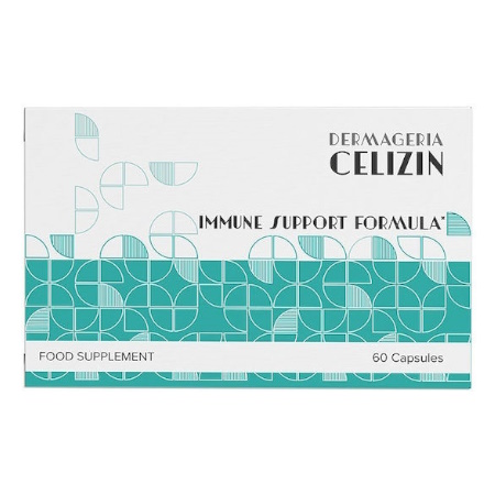 Dermageria Celizin Immune Support Formula Συμπλήρωμα Διατροφής Ενίσχυσης του Ανοσοποιητικού 60 Κάψουλες