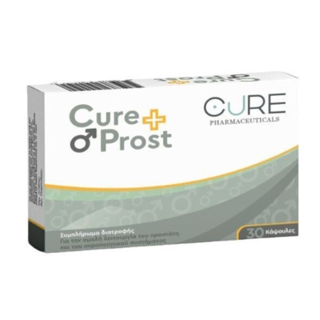 Cure Pharmaceuticals Cure Prost Συμπλήρωμα για την Υγεία του Προστάτη 30 Κάψουλες