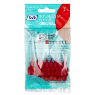 Tepe Μεσοδόντια Βουρτσάκια xx-fine 0.5 mm Κόκκινο 8τμχ