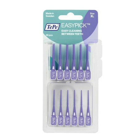 TePe Easypick Οδοντογλυφίδες Μέγεθος XL + ΔΩΡΟ Travel Case Θήκη Μεταφοράς 36 τεμάχια