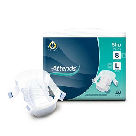 Attends Slip Active Μέγεθος 8 Large Πάνες Ακράτειας 28 τεμάχια