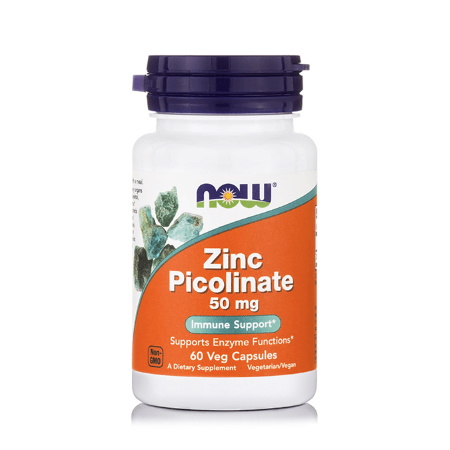 Now Foods Zinc Picolinate 50mg 60 κάψουλες