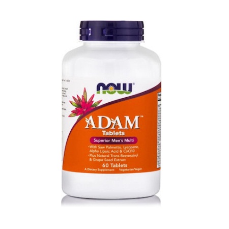 Now Foods Adam Superior Men Multi Συμπλήρωμα Διατροφής Πολυβιταμινών για τον Άντρα 60 Ταμπλέτες