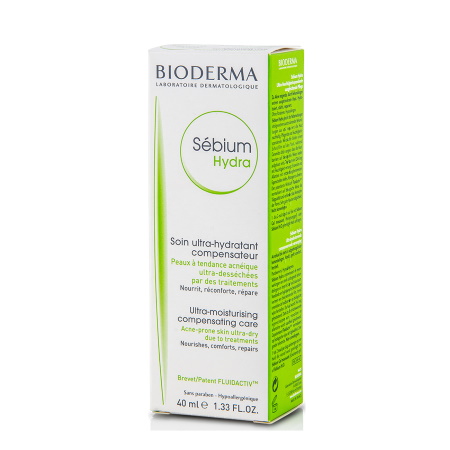 Bioderma Sebium Hydra Εξαιρετικά Ενυδατική Κρέμα για Πολύ Ξηρό με Τάση Ακμής Δέρμα 40ml