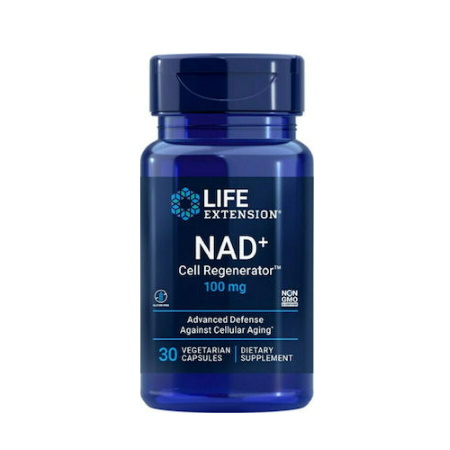 Life Extension Nad+ Cell Formula 100mg Συμπλήρωμα Διατροφής για Ενέργεια 30 κάψουλες