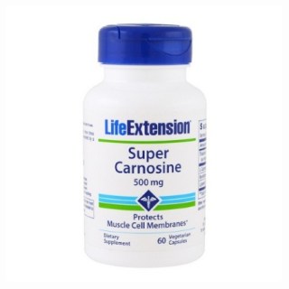 Life Extension Super Carnosine 500mg Συμπλήρωμα Διατροφής Καρνοσίνης 60 κάψουλες