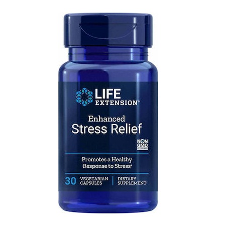 Life Extension Enhanced Stress Relief Συμπλήρωμα Διατροφής για την Μείωση του Άγχους και της Αϋπνίας 30 Φυτικές Κάψουλες