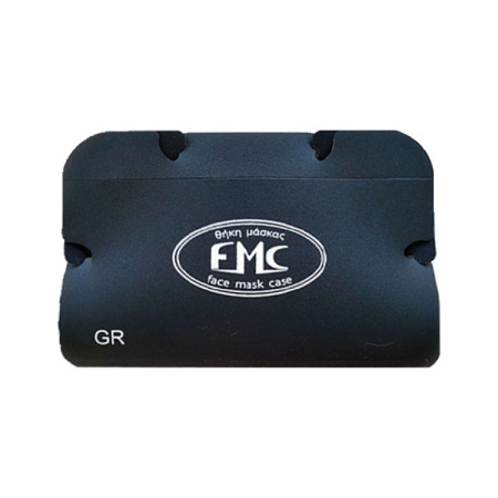Fmc Face Mask Case Θήκη Μάσκας Μαύρη 1 τεμάχιο