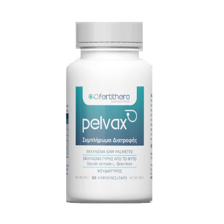 FertiThera Labs Pelvax Ειδικό Συμπλήρωμα Διατροφής με Εκχύλισμα Saw Palmetto 60 Κάψουλες