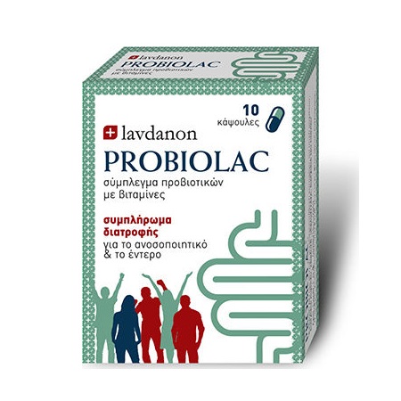 Lavdanon Probiolac Συμπλήρωμα Διατροφής για το ανοσοποιητικό και το έντερο 10 κάψουλες