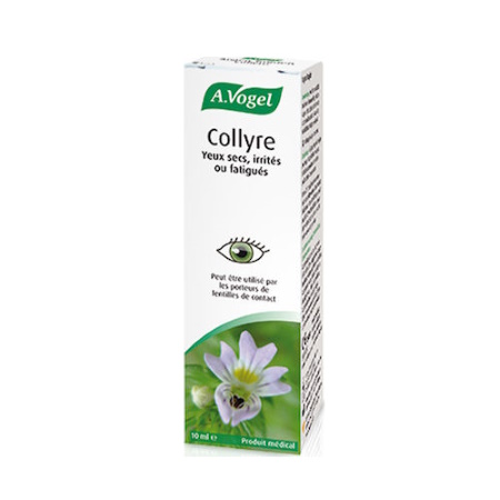 A.Vogel Collyre for Dry, Irritated Or Tired Eyes Οφθαλμικές Σταγόνες με Υαλουρονικό Οξύ για Ξηροφθαλμία 10ml