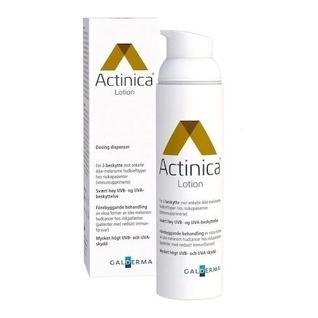 Galderma Actinica Lotion Αντηλιακό Λιποσωμικής Τεχνολογίας SPF50+ 80gr