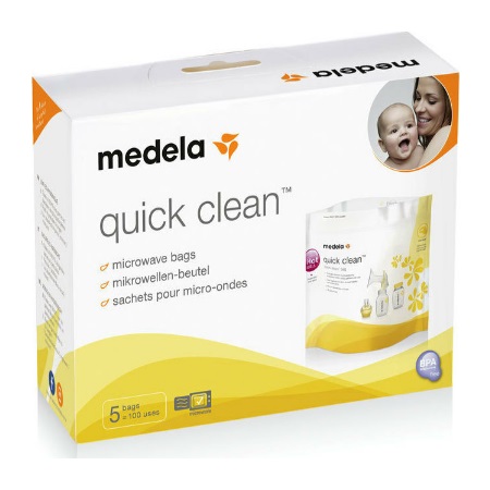 Medela Quick Clean Σακουλάκια Αποστείρωσης Μικροκυμάτων 5τμχ