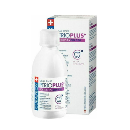 Curaprox Perio Plus Forte CHX 0,20 Στοματικό Διάλυμα με Υψηλή Συγκέντρωση Χλωρεξιδίνης 200ml