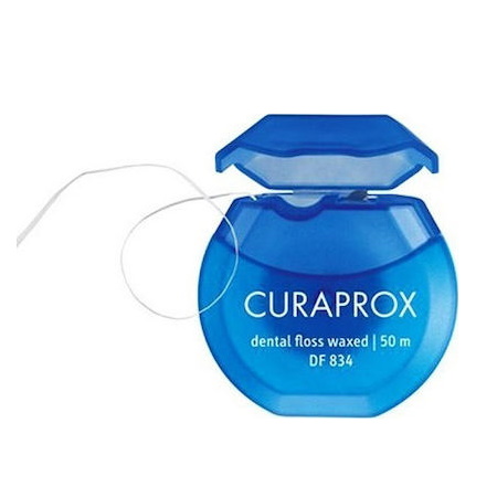 Curaprox DF 834 Κερωμένο Οδοντικό Νήμα με Γεύση Μέντα 50m