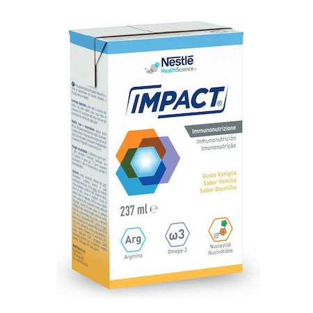 Nestle Impact RTD Συμπλήρωμα Διατροφής για την Ενίσχυση του Ανοσοποιητικού Γεύση Βανίλια 237ml