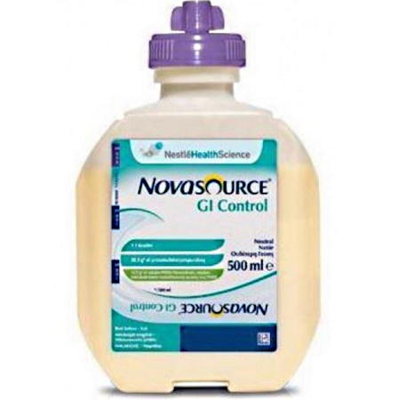 Nestle Novasource GI Control Πλήρες Διάλυμα Εντερικής Σίτισης Με Γεύση Βανίλια 500ml