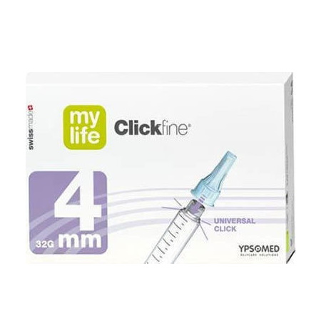 Mylife Clickfine 32G Βελόνες για Στυλό Ινσουλίνης 0.23mm x 4mm 100 τεμάχια