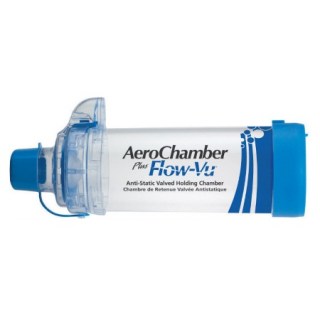 Aerochamber Plus Flow-Vu Mouthpiece Αεροθάλαμος Εισπνοών 5 Ετών+ 1 τεμάχιο