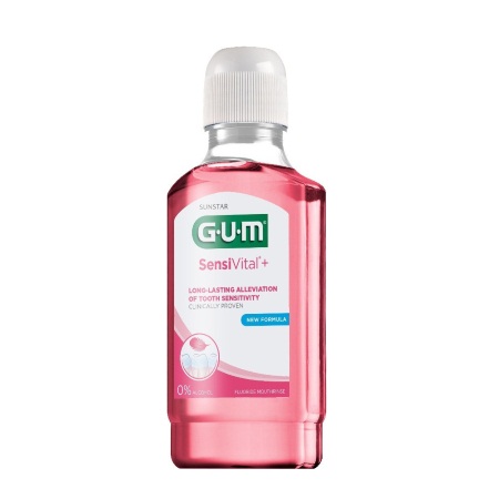 Gum Butler Sensivital+ Mouthrinse (6081) Στοματικό Διάλυμα χωρίς Αλκοόλ 300ml