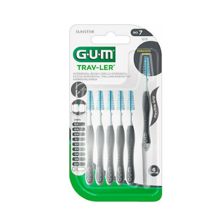 Gum Butler 1619 Trav-Ler Tapered 2.6mm Μεσοδόντια Βουρτσάκια 6 τεμάχια