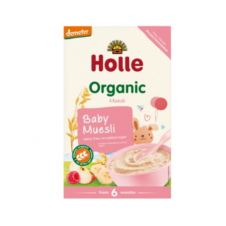 Holle Μούσλι Κρέμα Ολικής Άλεσης Για Βρέφη Από 6 μηνών 250gr