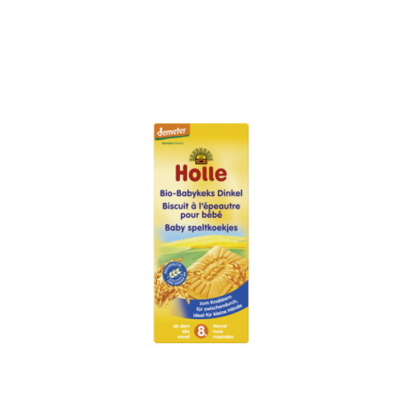 Holle Βιολογικά Μπισκότα Οδοντοφυΐας Ντίνκελ Χωρίς Ζάχαρη από 8m+ 150gr
