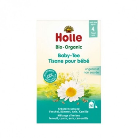 Holle Organic Tea Βιολογικό Τσάι Για Μωρά Απο Τον 4ο Μήνα 20 φακελάκια