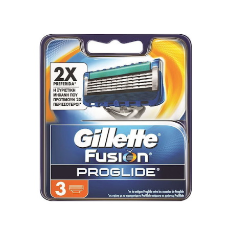 Gillette Fusion Proglide Manual Ανταλλακτικές Κεφαλές Ξυρίσματος 3 τεμάχια