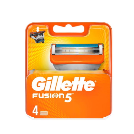 Gillette Fusion 5 Ανταλλακτικά Ξυριστικής Μηχανής 4 τεμάχια