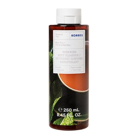 Korres Renewing Body Cleanser Mint Tea Αφρόλουτρο Με Πράσινο Τσάι Με Άρωμα Τσαγιού Και Νότες Περγαμόντου, Λεμονιού Και Φρέσκου Δυόσμου 250ml