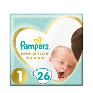 Pampers Premium Care Carry Pack Νo 1 (2-5kg) Βρεφικές Πάνες 26 τεμάχια