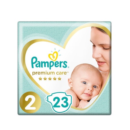 Pampers Premium Care Βρεφικές Πάνες Μέγεθος No2 4-8kg 23 τεμάχια