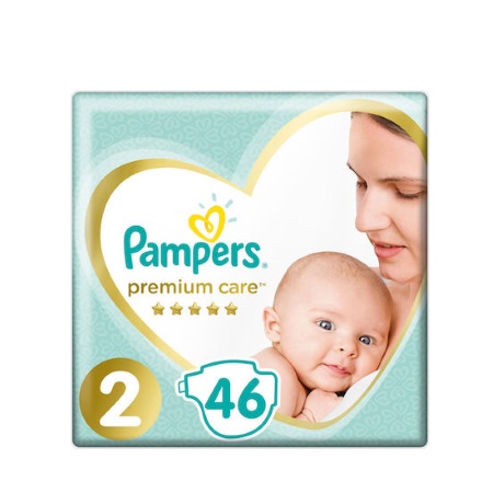 Pampers Premium Care Πάνες Μωρού Μέγεθος No2 (4-8Κg) 46 τεμάχια
