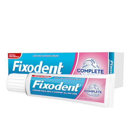 Fixodent Complete Original Στερεωτική Κρέμα Τεχνητής Οδοντοστοιχίας με Άρωμα Μέντας 47gr