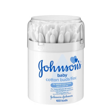 Johnsons Baby Cotton Buds Μπατονέτες Βαμβακιού 100 τεμάχια