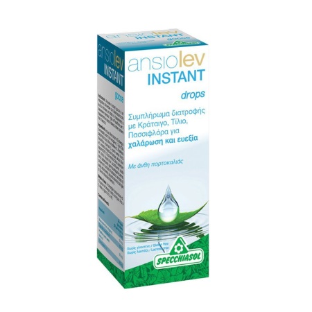 Specchiasol Ansiolev Instant Drops Συμπλήρωμα Διατροφής για Χαλάρωση & Ευεξία 20ml