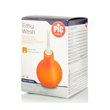 Pic Easy Wash Πουάρ Enema Spray With Cannula No10 Φούσκα με Σωλήνα για Ορθική Χρήση 1 τεμάχιο