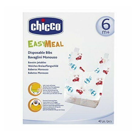 Chicco Τραχηλιά Easy Meal μίας Χρήσης 40τμχ