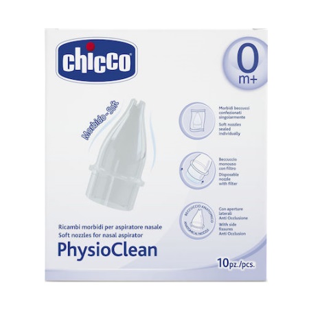 Chicco Ανταλλακτικά Κιτ Αναρρόφησης για τη Μύτη 10τμχ