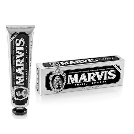 Marvis Toothpaste Amarelli Licorice Mint Οδοντόκρεμα Με Γεύση Γλυκόριζα Και Μέντα 85ml