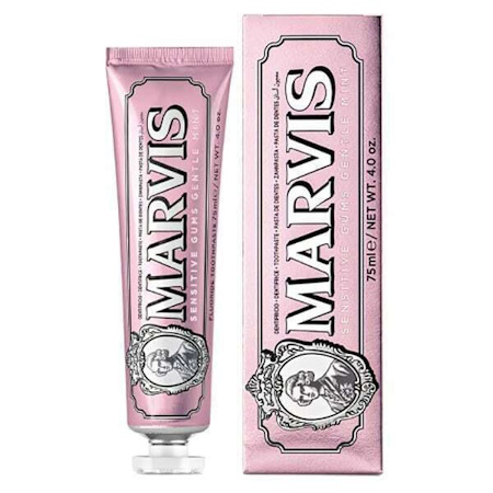Marvis Sensitive Gums Gentle Mint Οδοντόκρεμα Για Ουλίτιδα Και Πλάκα 75ml
